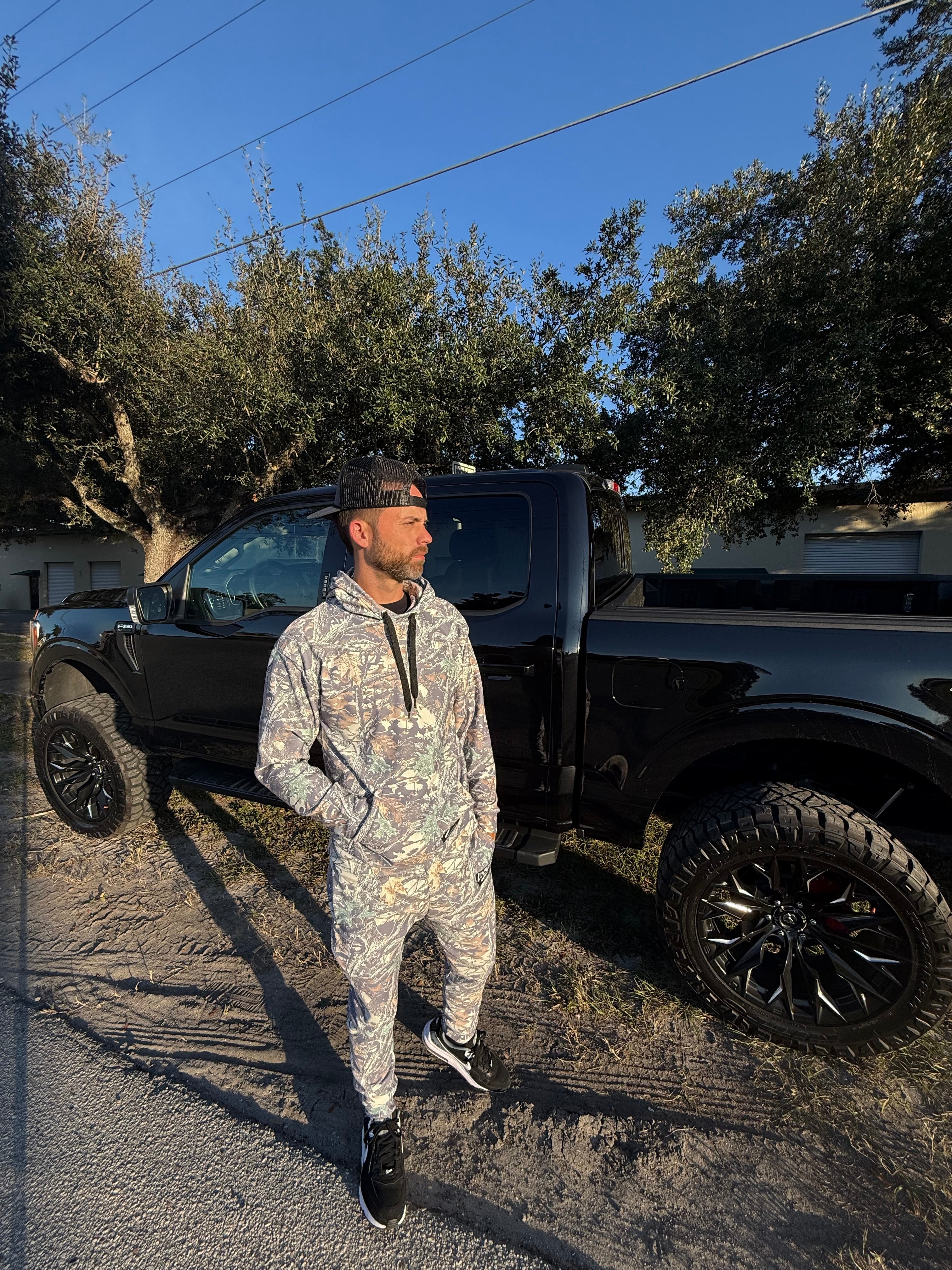 Faded Camo Jogger Sweatpants